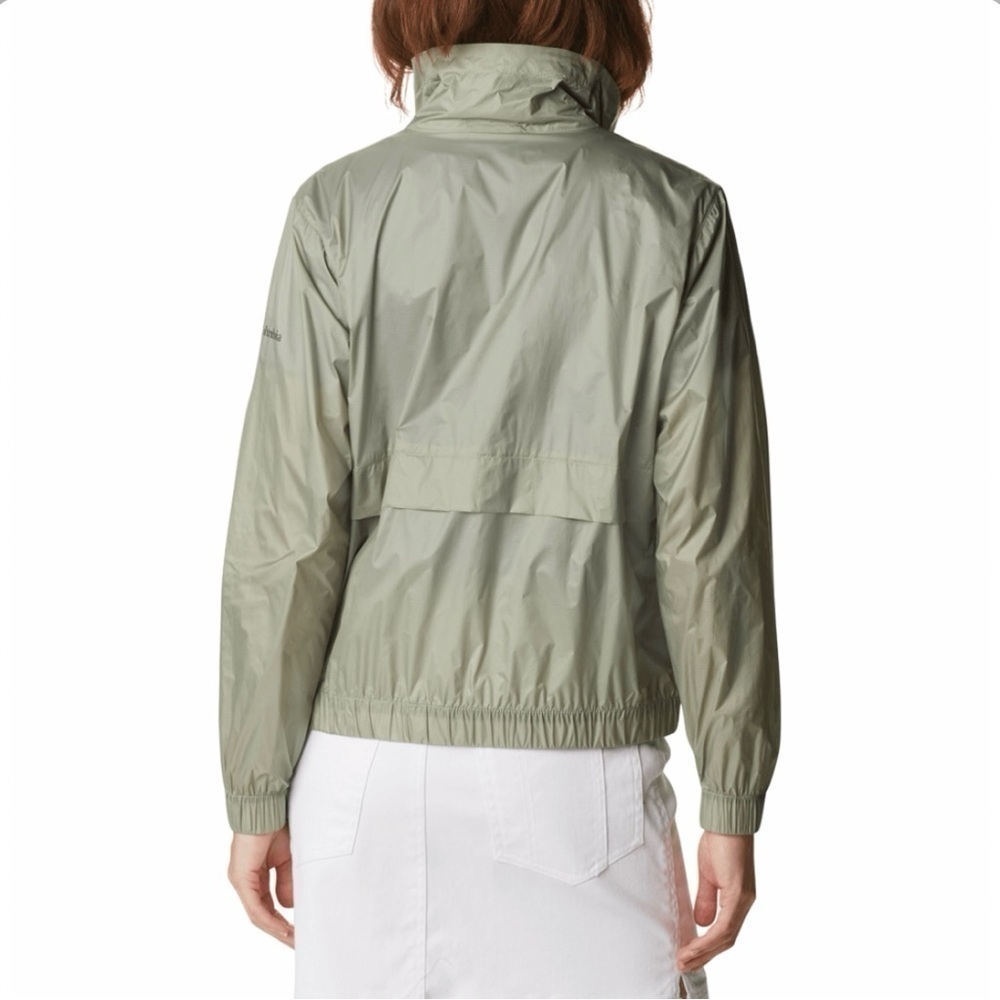 Columbia Women's Sunny City Windbreaker in Safari Green Size S - Picture 3 of 11